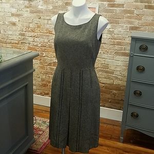 Heather Gray Wool Sleeveless Dress